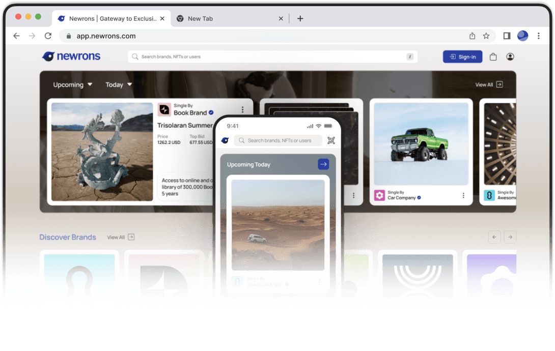 Platform highlight illustration